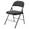 Commercialine Fabric Padded Folding Chair, Star Trail Black, PK4 970 - alternate 1